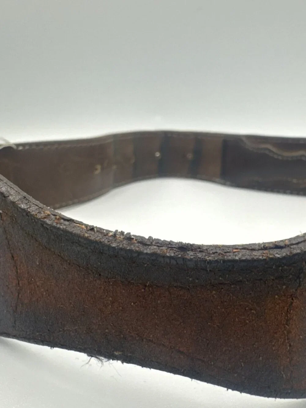 3D Vintage 80s Crumrine Concho Leather Belt